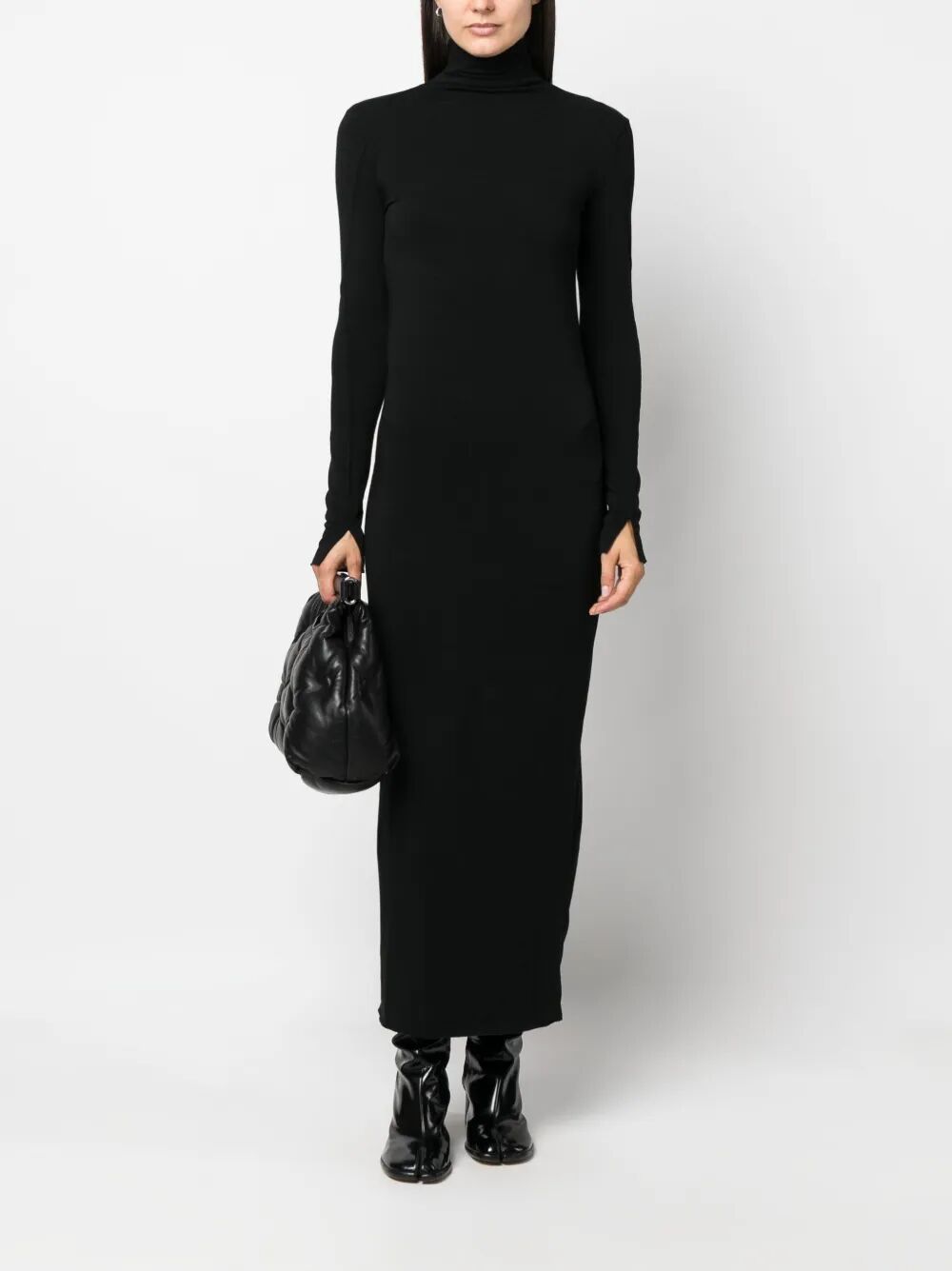 THOM KROM High Neck Midi Dress