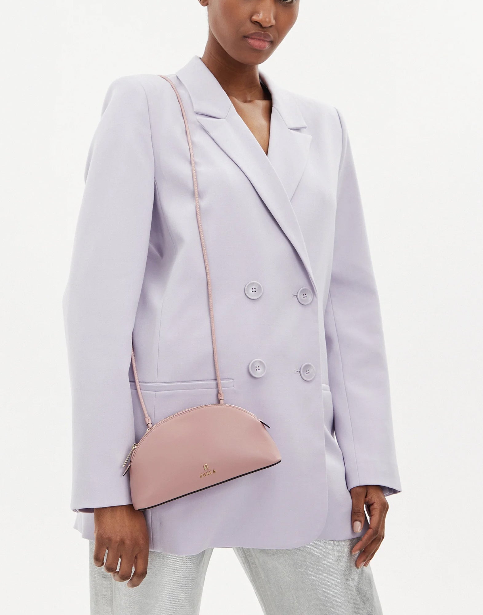 FURLA Mini Logo Plaque Crossbody Handbag 20X13X3 CM