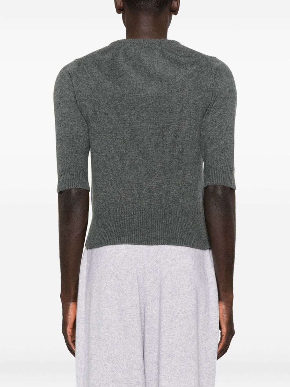 EXTREME CASHMERE Cashmere Crewneck Sweater - Short Sleeves