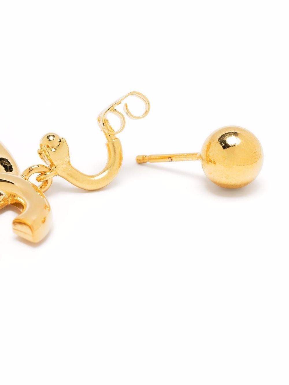 DOLCE & GABBANA Logo Drop Earrings for Women - Mini Size