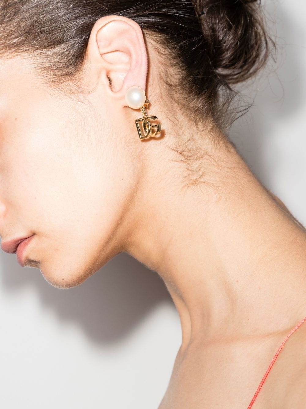 DOLCE & GABBANA Timeless Pearl Charm Earrings