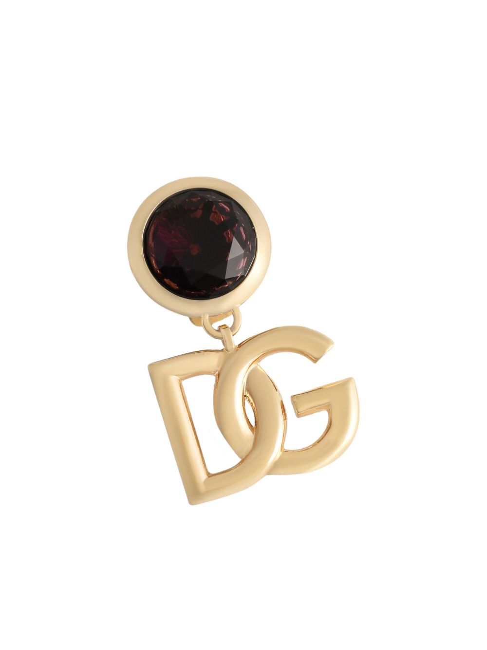 DOLCE & GABBANA Logo Clip Earrings - 5x4 cm