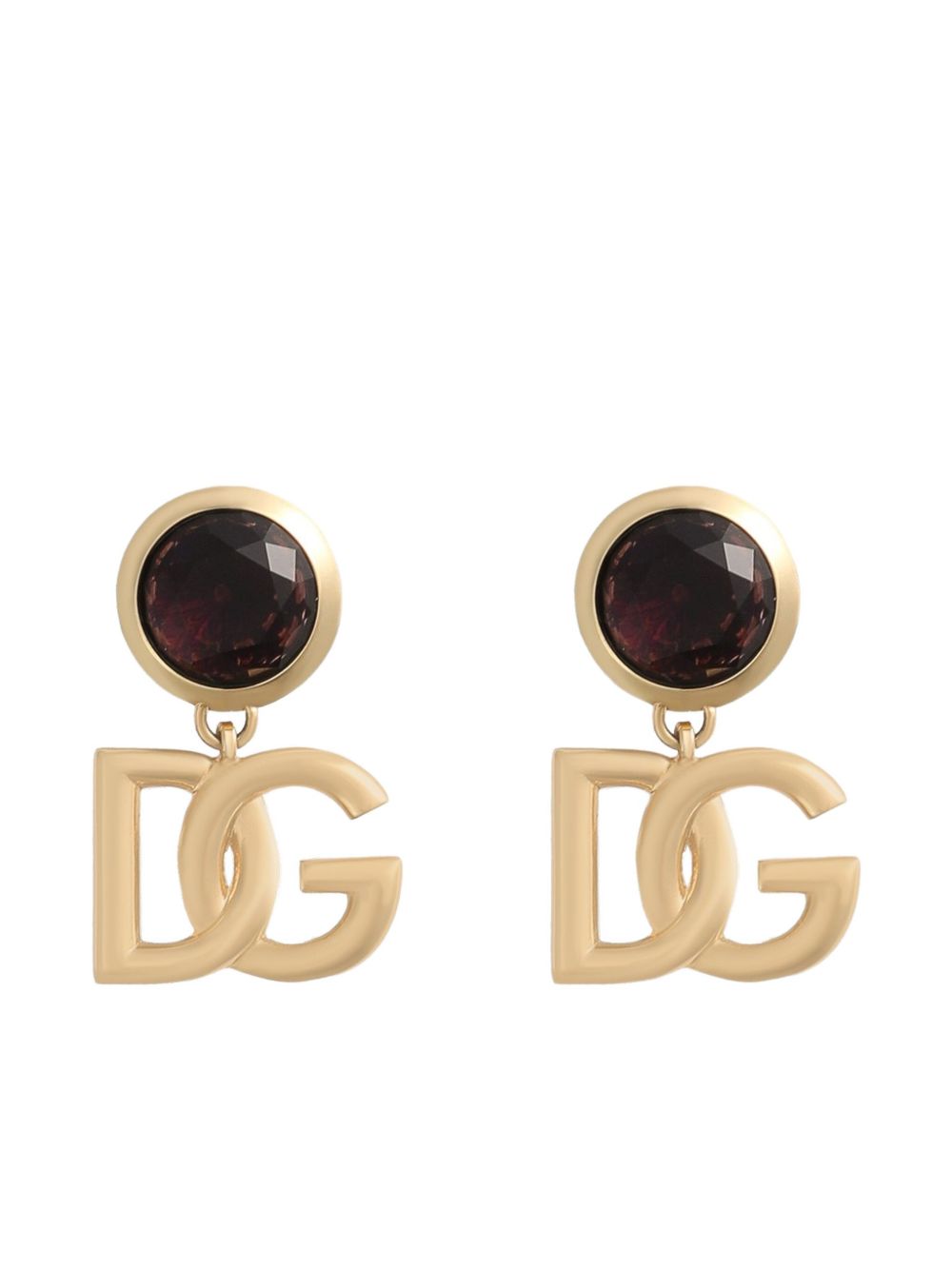 DOLCE & GABBANA Logo Clip Earrings - 5x4 cm