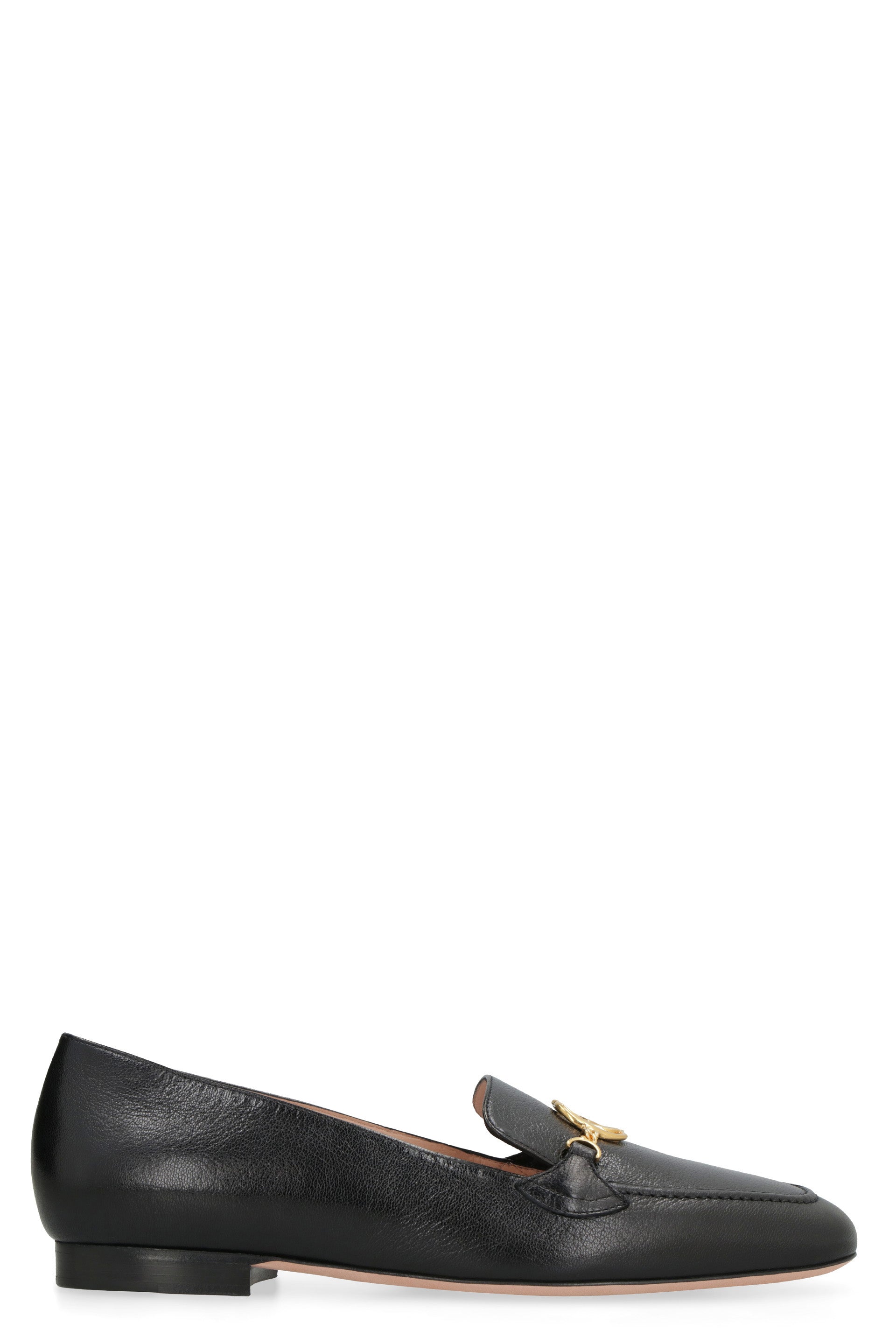 BALLY Women’s Round Toe Leather Loafers