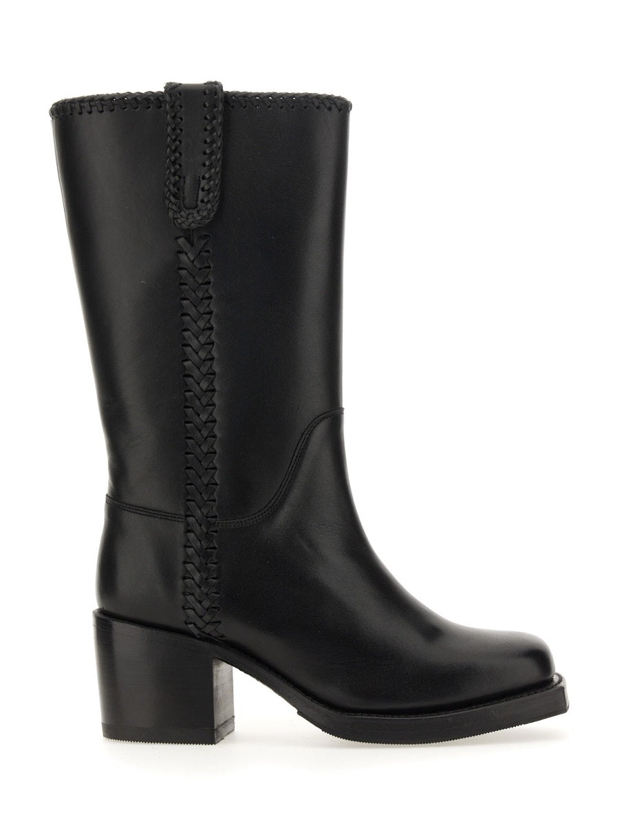 HEREU Stylish Leather Boot for Women - Fall/Winter 2023