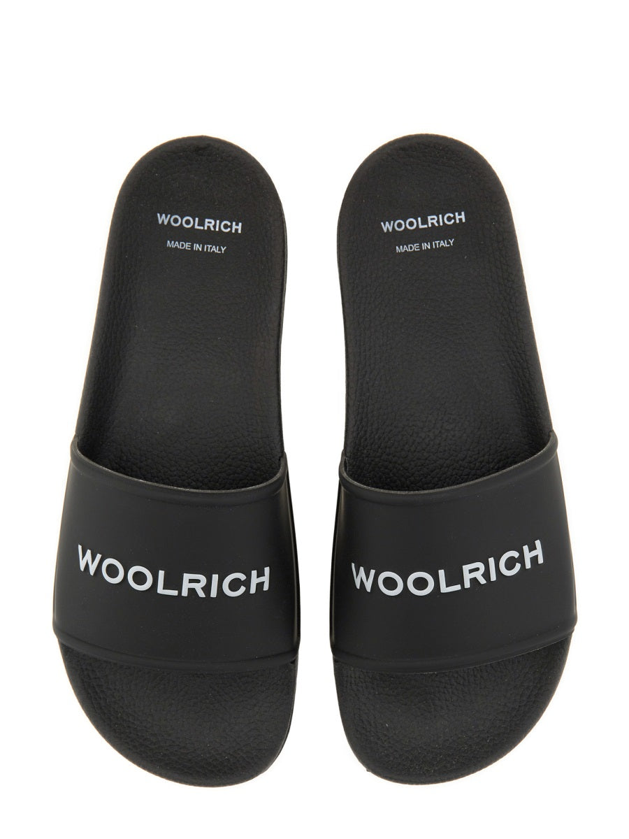 WOOLRICH Men's Logo Slide Sandal