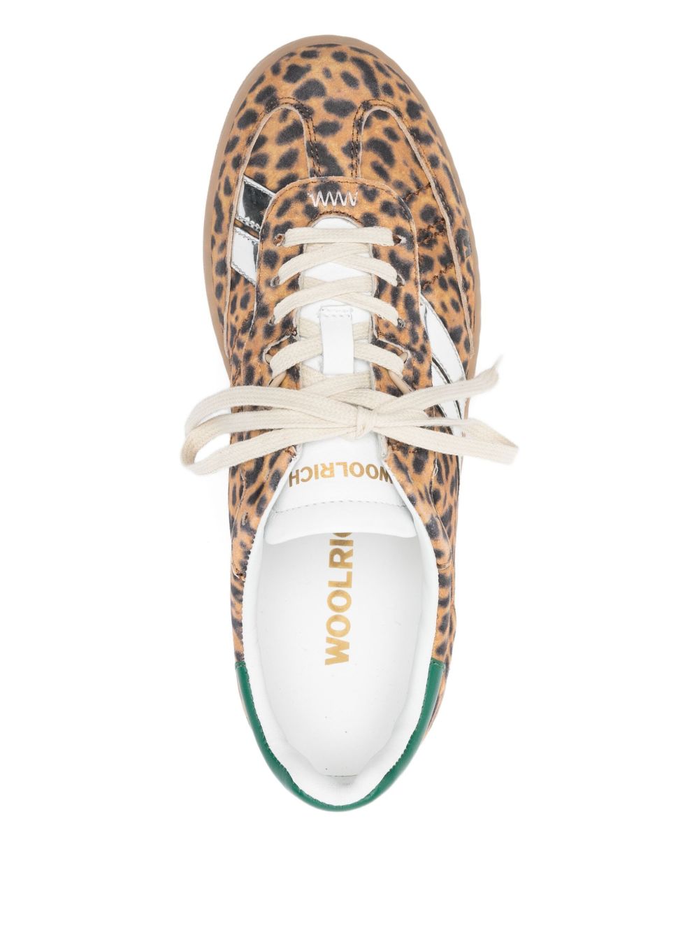 WOOLRICH Leopard Print Lace-Up Sneakers for Women