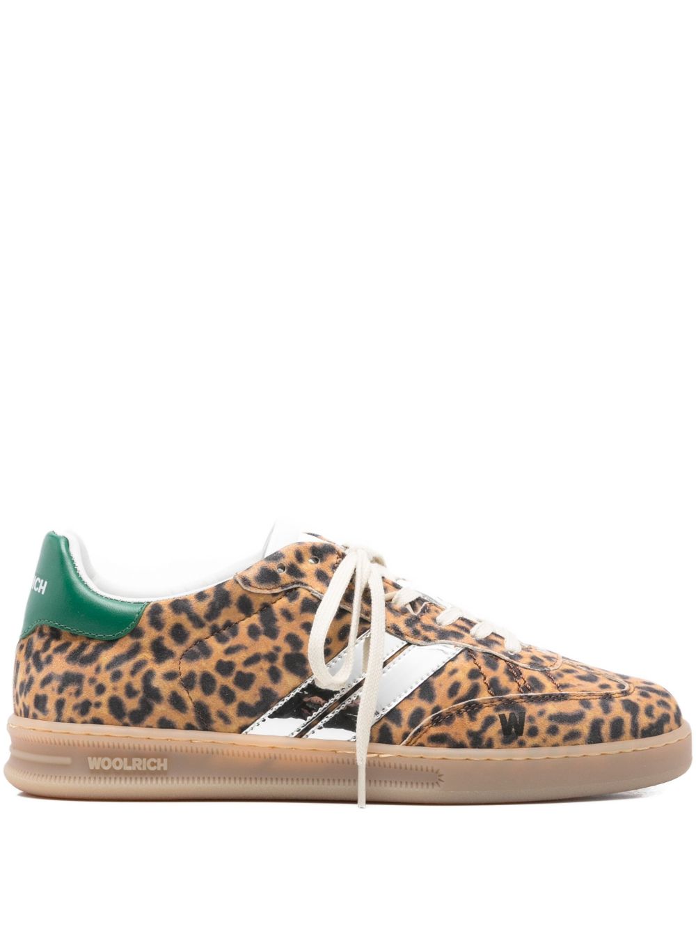 WOOLRICH Leopard Print Lace-Up Sneakers for Women