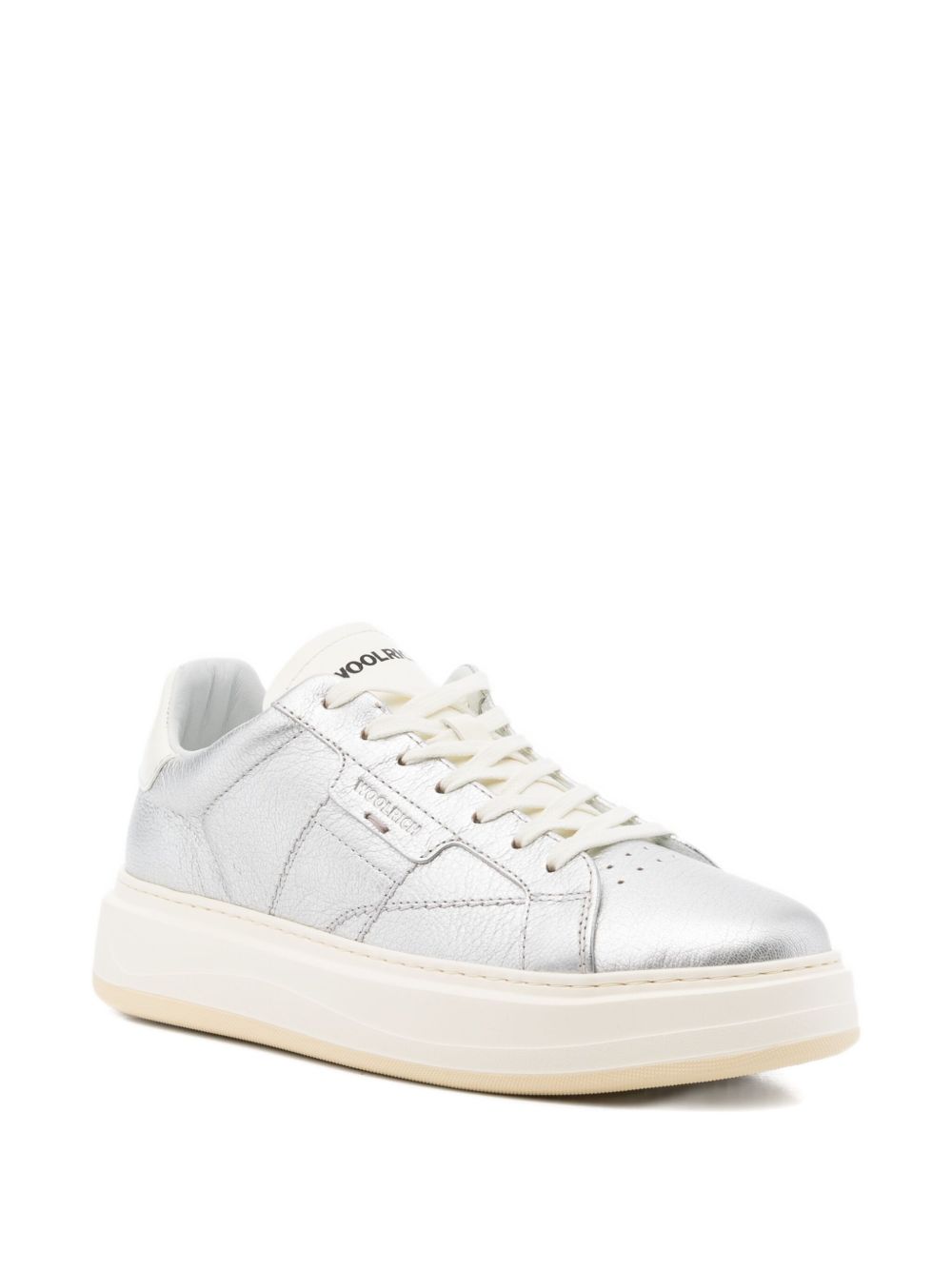 WOOLRICH Women's Arrow Leather Platform Sneakers