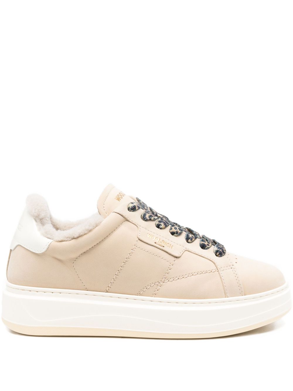 WOOLRICH Women's Platform Leather Sneakers