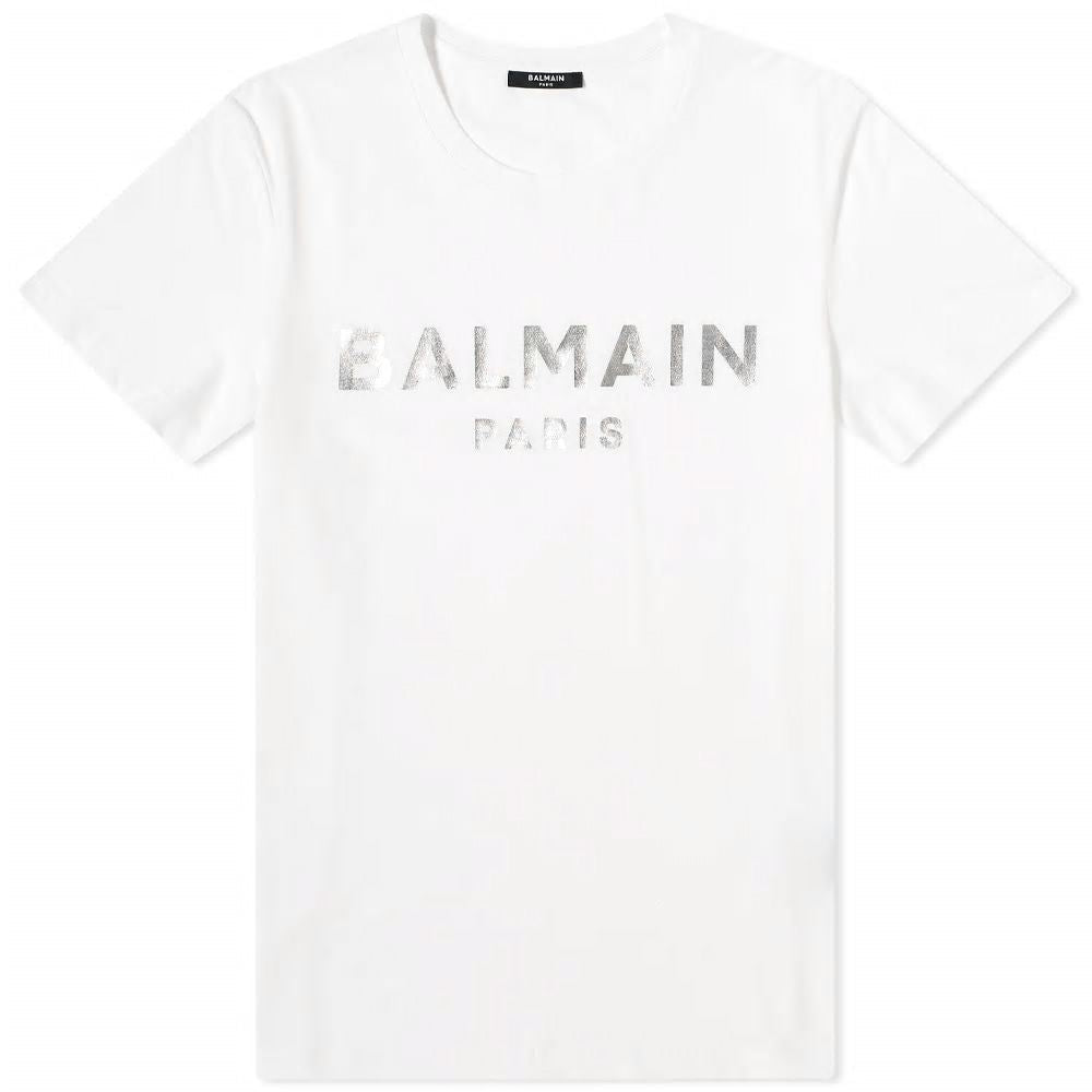 BALMAIN Foil Print T-Shirt