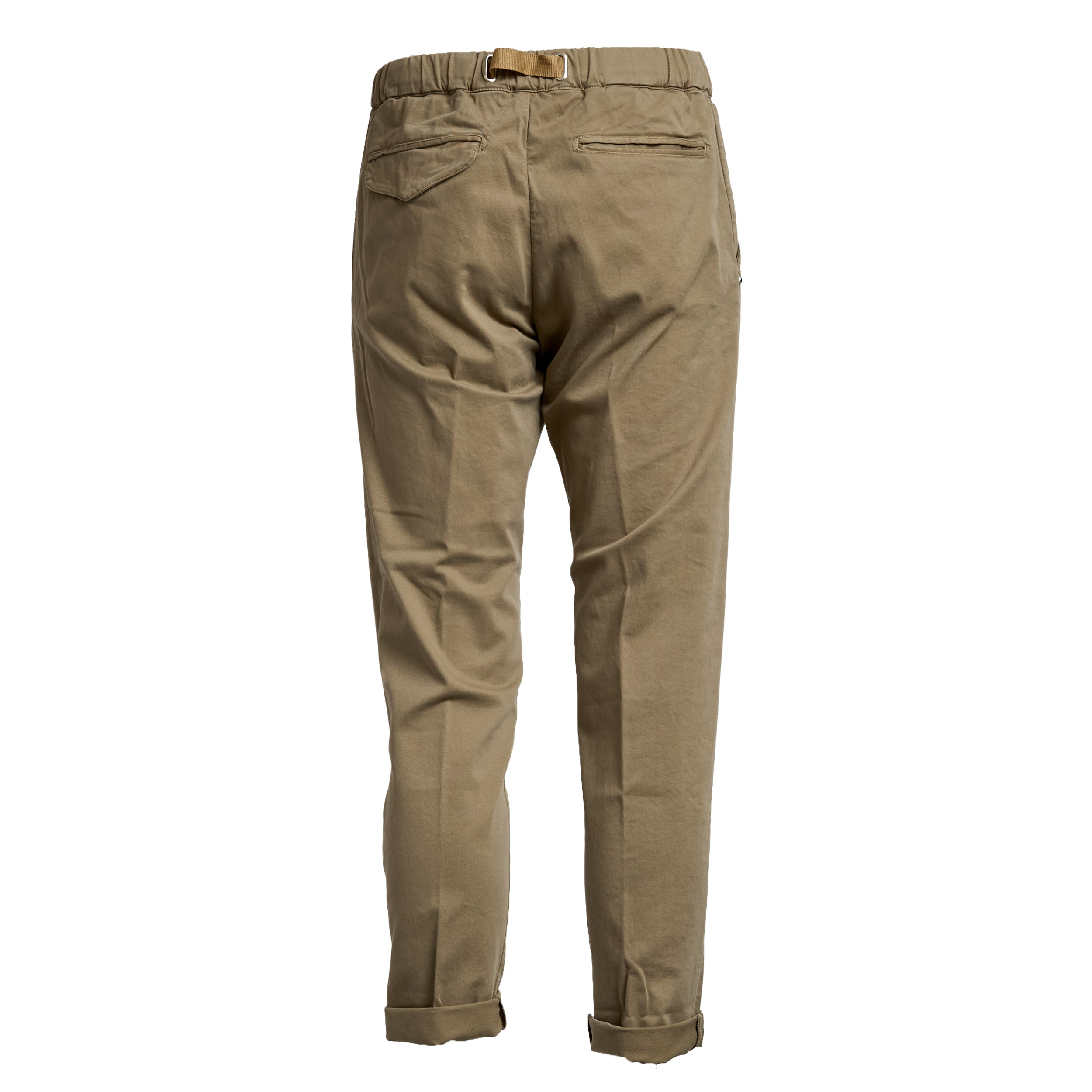 WHITESAND Distressed Pima Cotton Trousers - Regular Fit