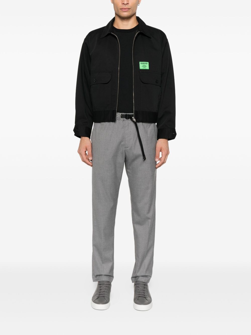 WHITE SAND Modern Fit Trousers for Men