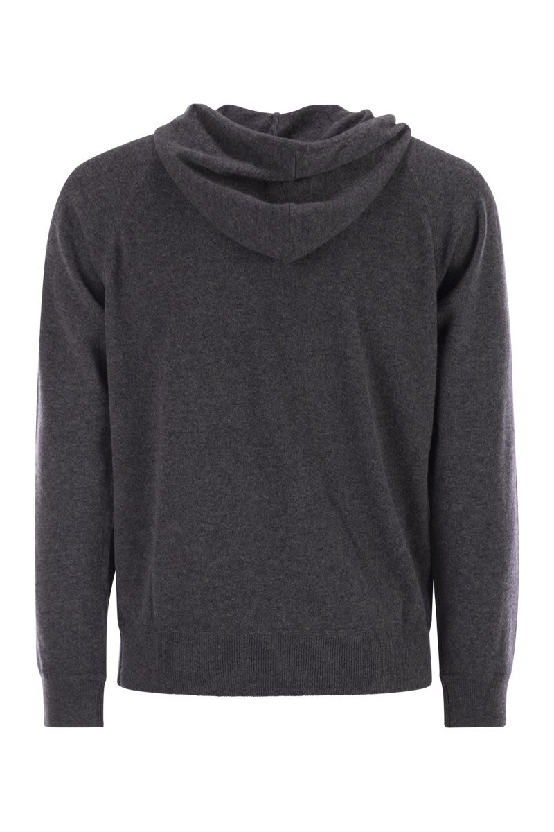 MC2 SAINT BARTH Wilbur Merino Wool Hooded Jumper for Men