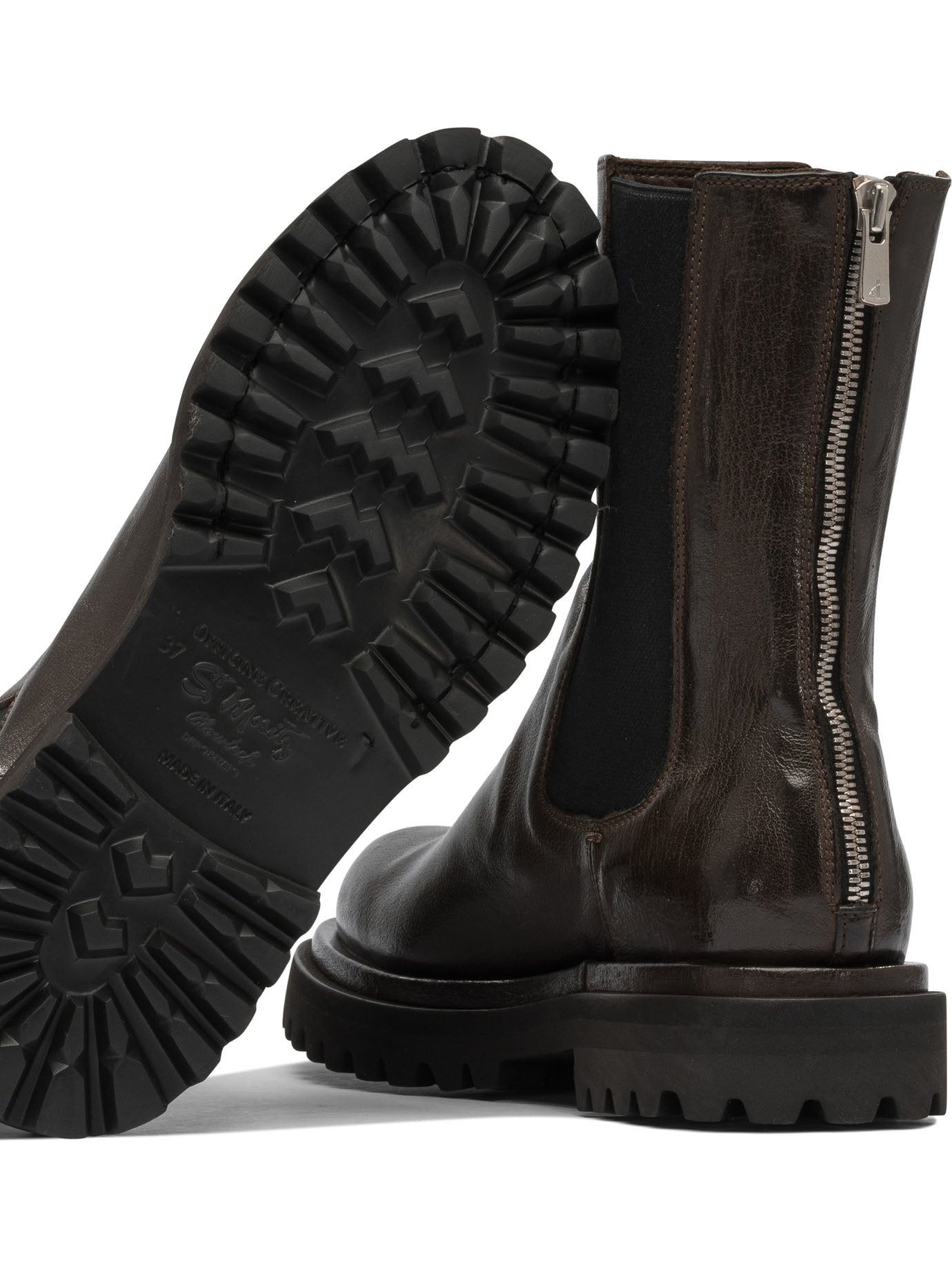 OFFICINE CREATIVE Elegant Rubber Ankle Boots for Women