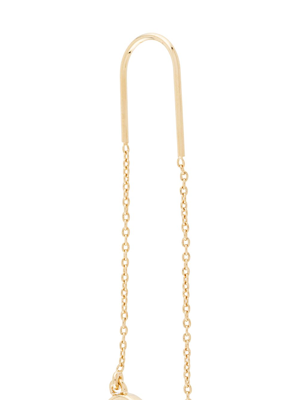 VALENTINO GARAVANI Vlogo Pendant Earrings - Delicate Chain Drop Design
