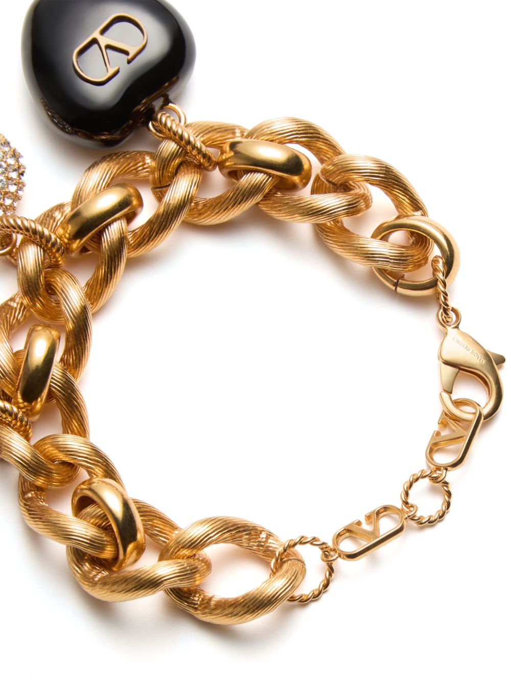 VALENTINO GARAVANI Curb Chain Bracelet with Signature Detail