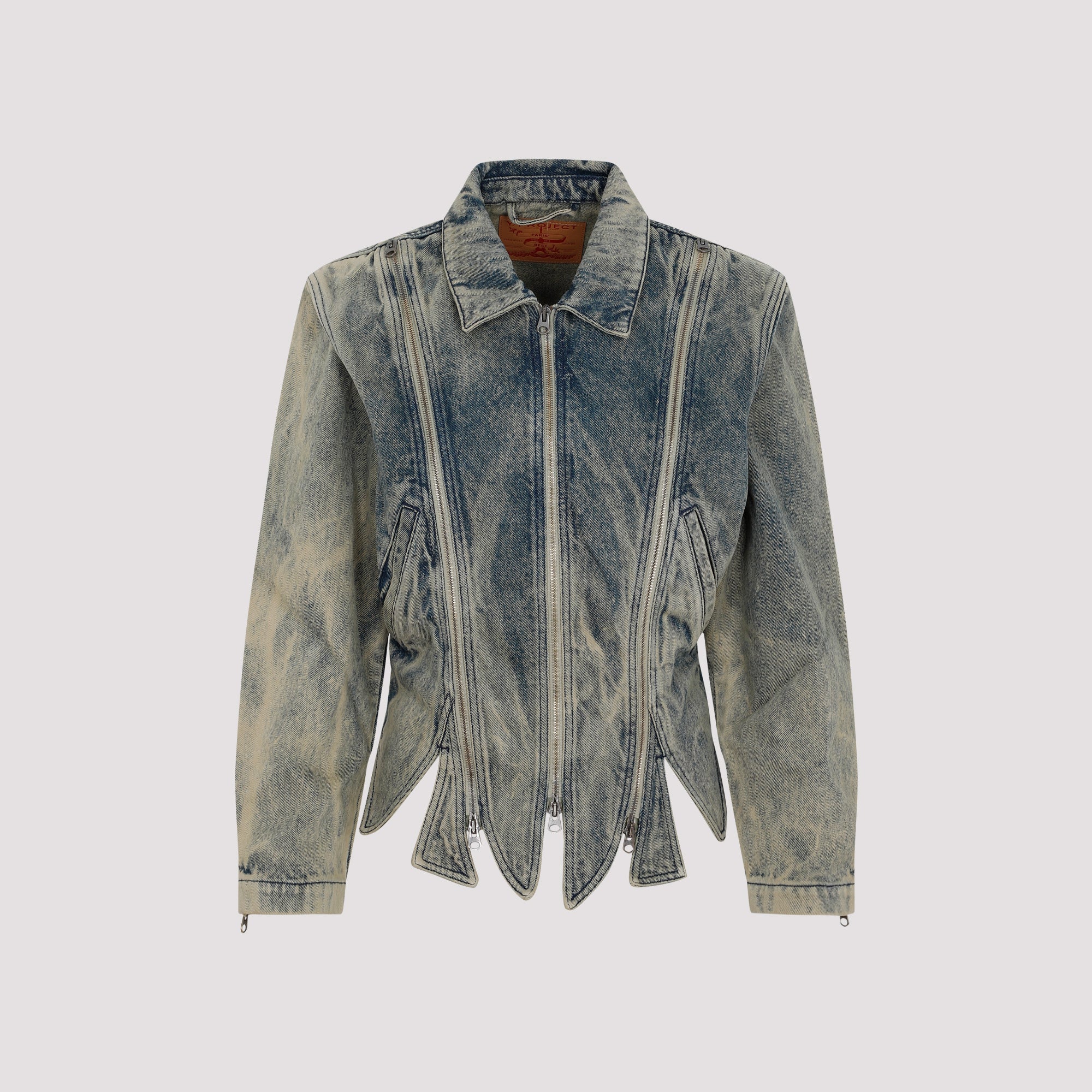Y/PROJECT Tudor Zip Denim Jacket - Women’s Outerwear