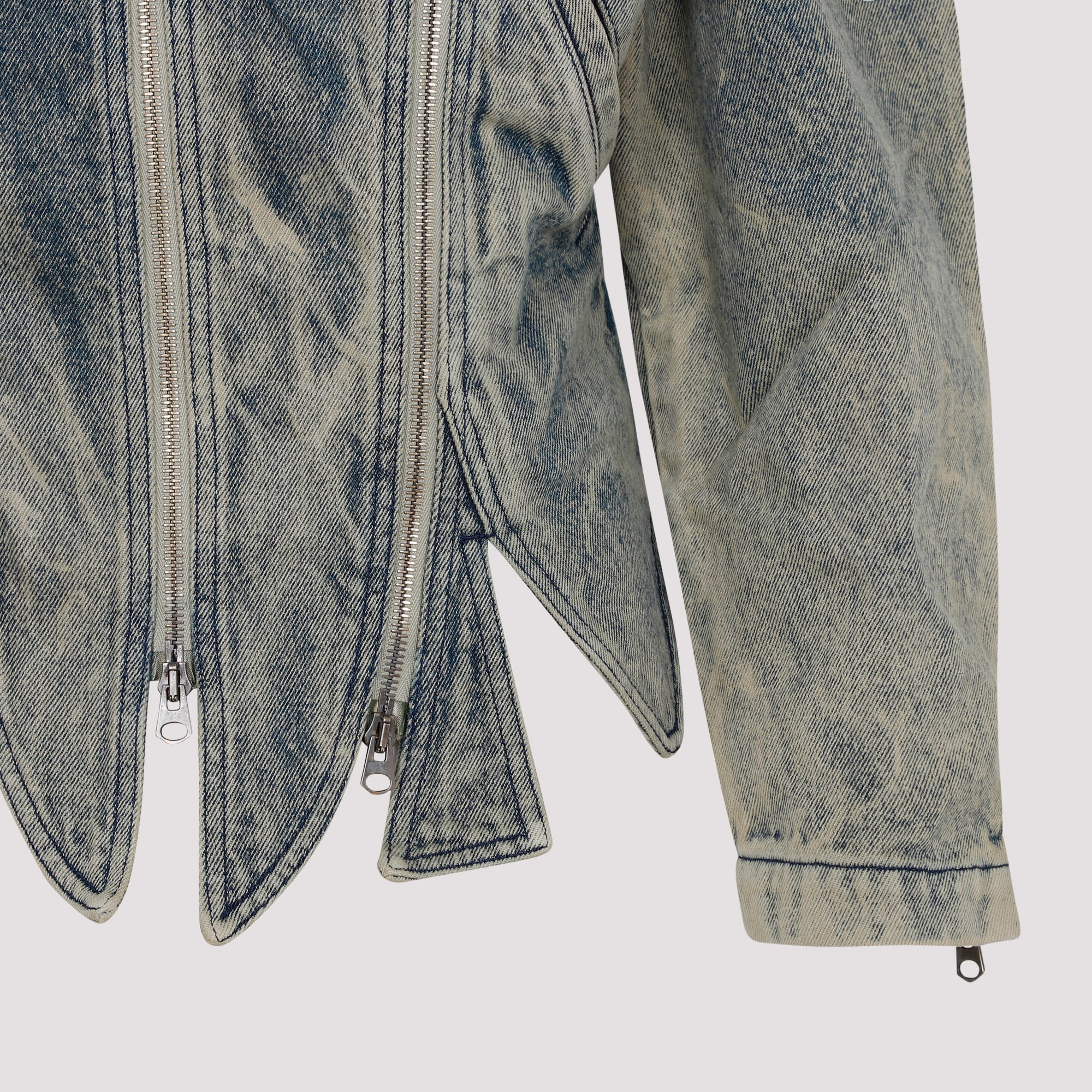 Y/PROJECT Tudor Zip Denim Jacket - Women’s Outerwear