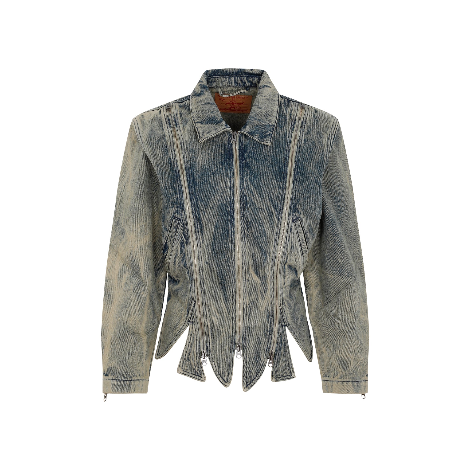 Y/PROJECT Tudor Zip Denim Jacket - Women’s Outerwear