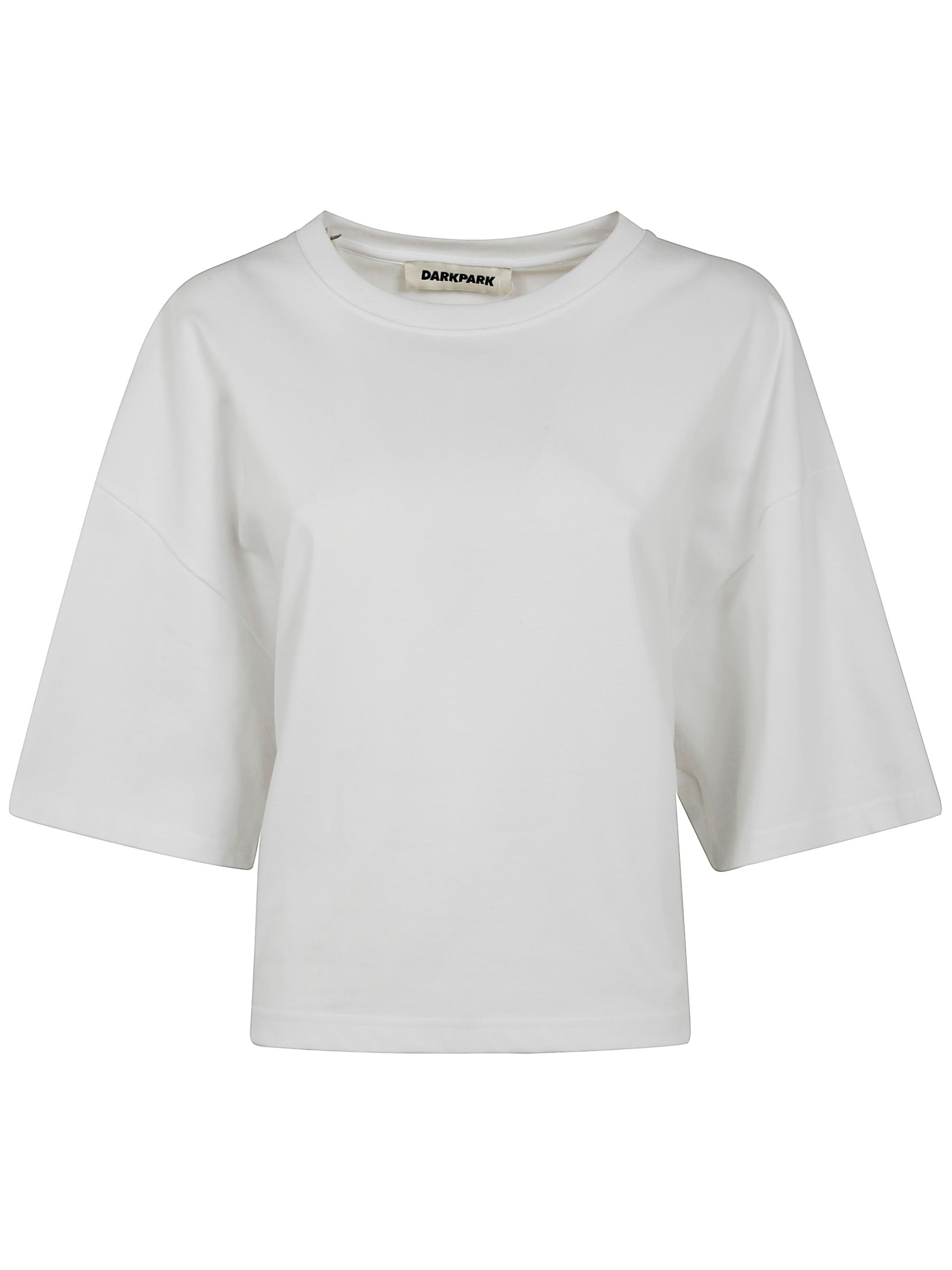 DARKPARK Cropped Draped Short Sleeve Tee - Women's