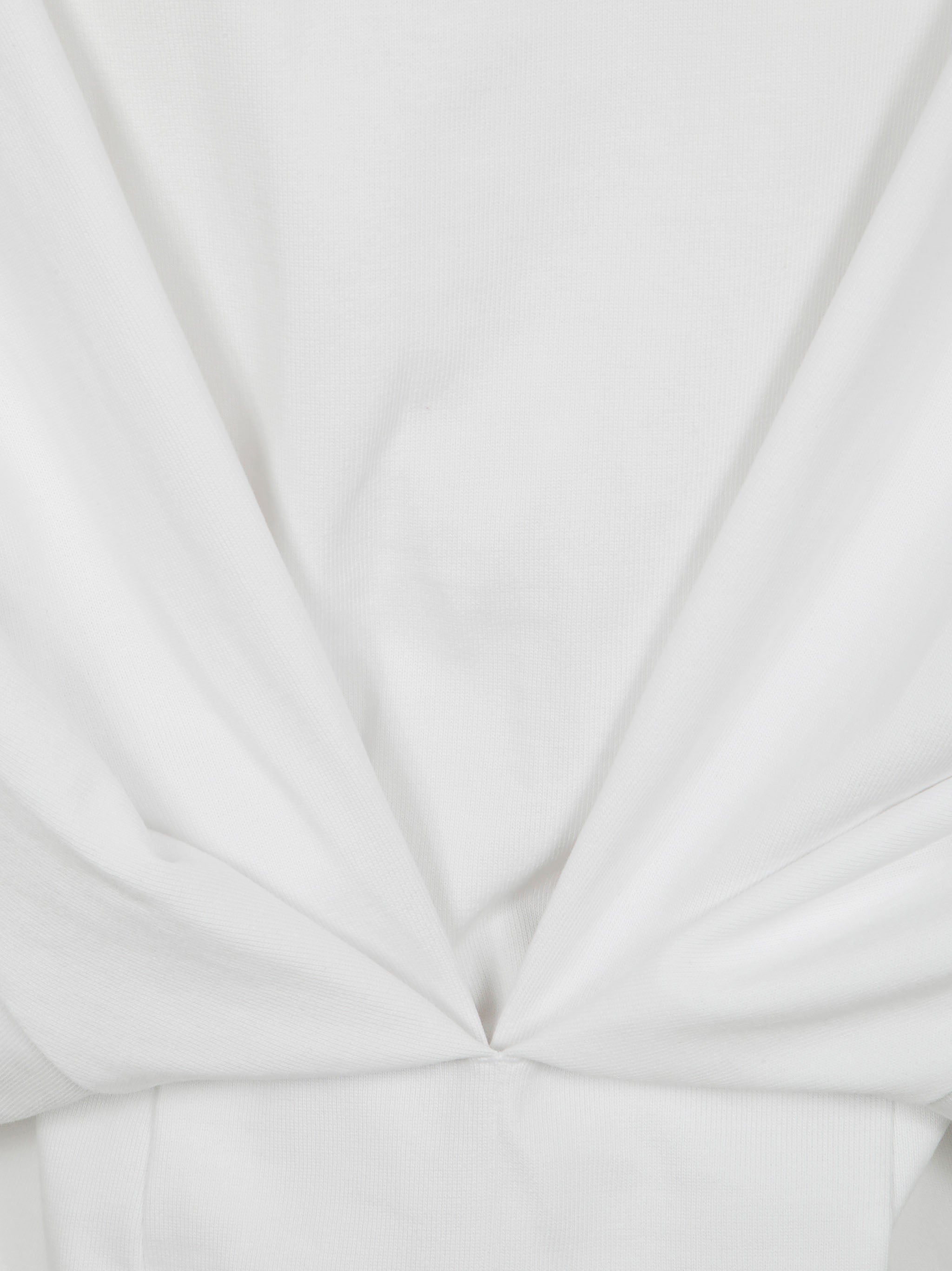 DARKPARK Cropped Draped Short Sleeve Tee - Women's