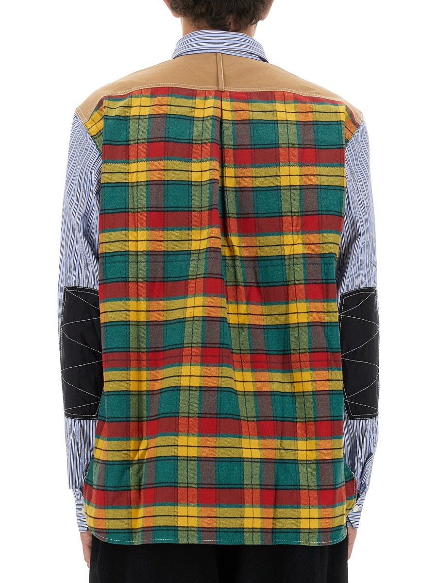 JUNYA WATANABE MAN Classic Regular Fit Cotton Shirt - Size L