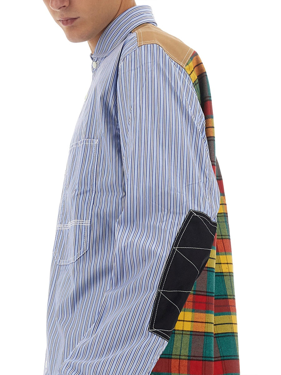 JUNYA WATANABE MAN Classic Regular Fit Cotton Shirt - Size L