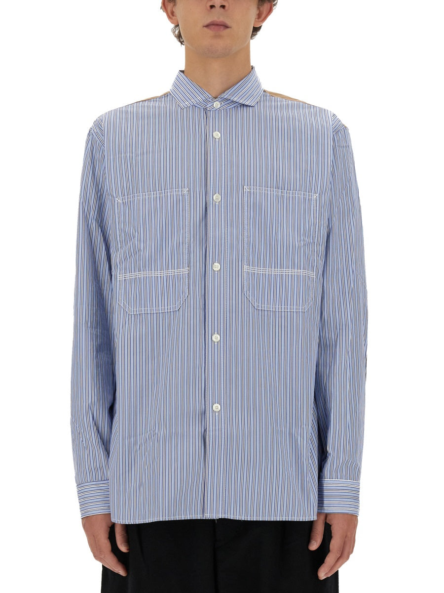 JUNYA WATANABE MAN Classic Regular Fit Cotton Shirt - Size L