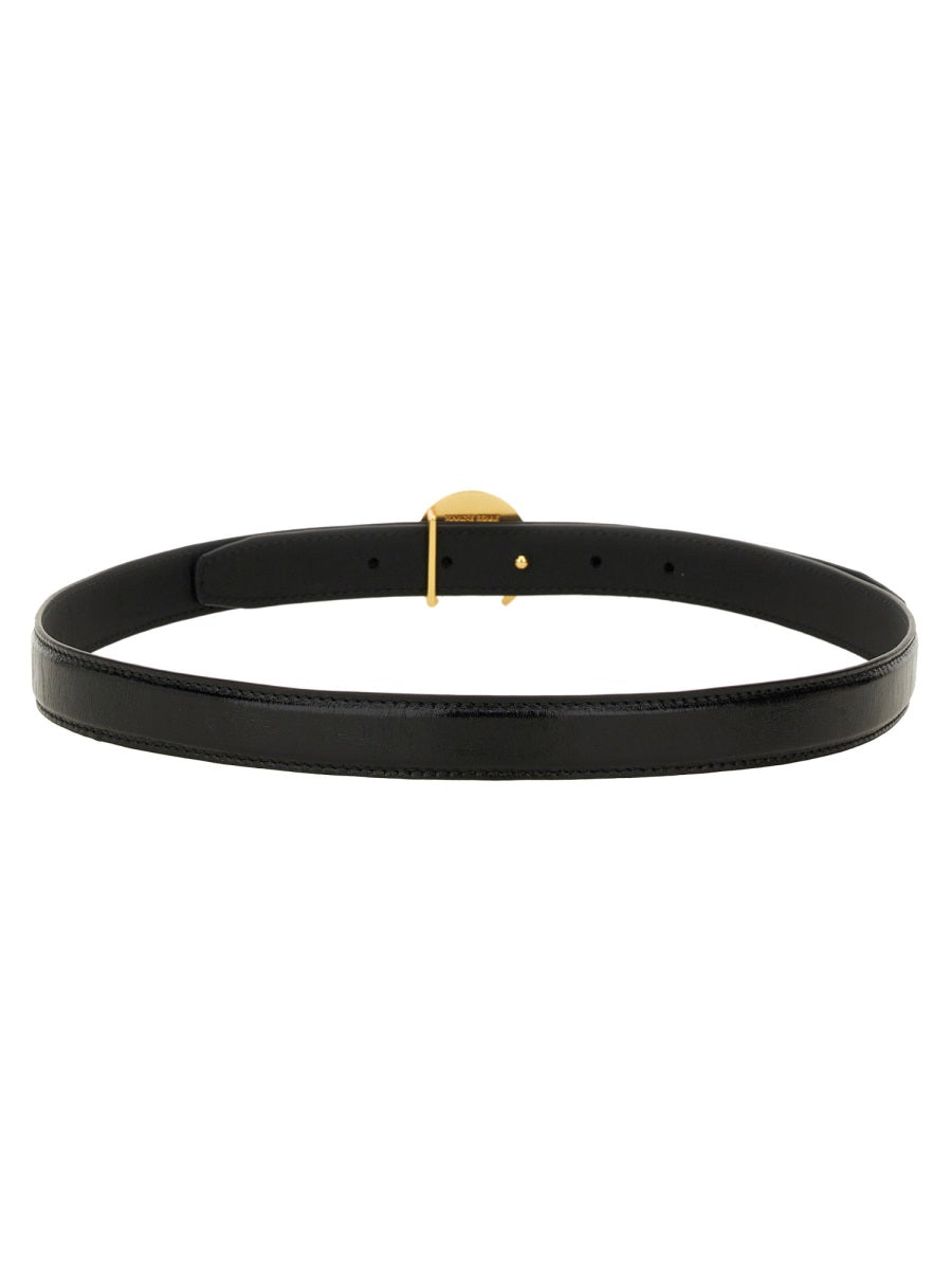 MARINE SERRE Classic Belt with Unique Fibbia Design