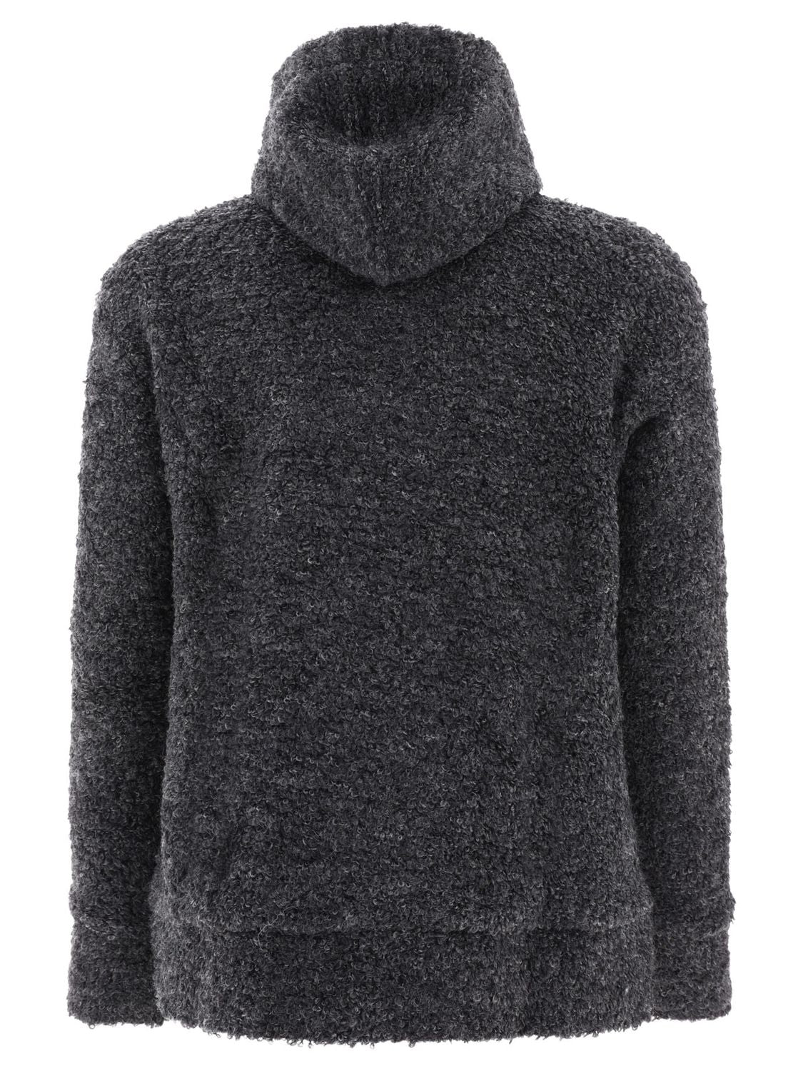 JUNYA WATANABE MAN Textured Drawstring Zipped Hoodie - Regular Fit