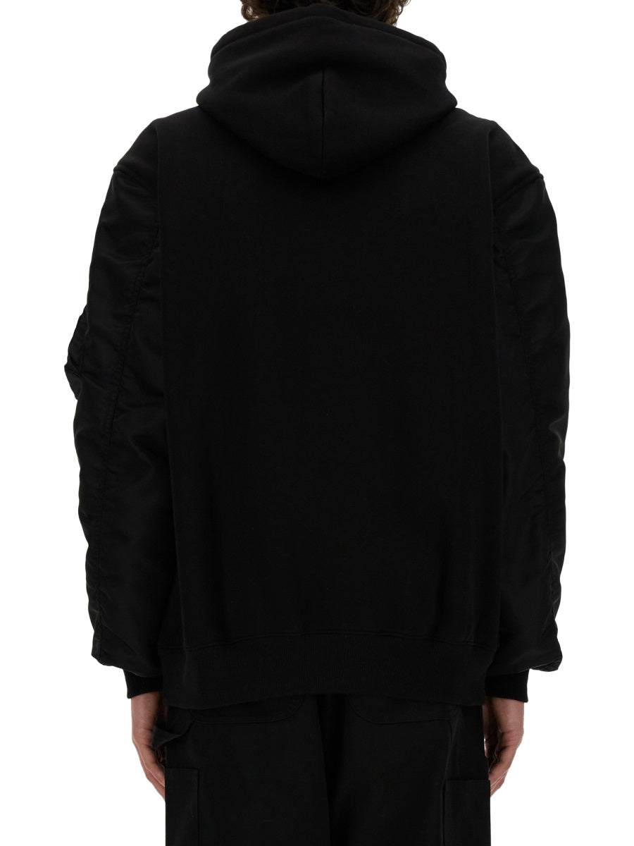 JUNYA WATANABE MAN Oversized Collaborator Sweatshirt - Size M