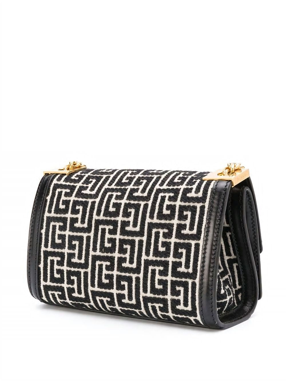 BALMAIN Mini Monogram Jacquard Handbag
