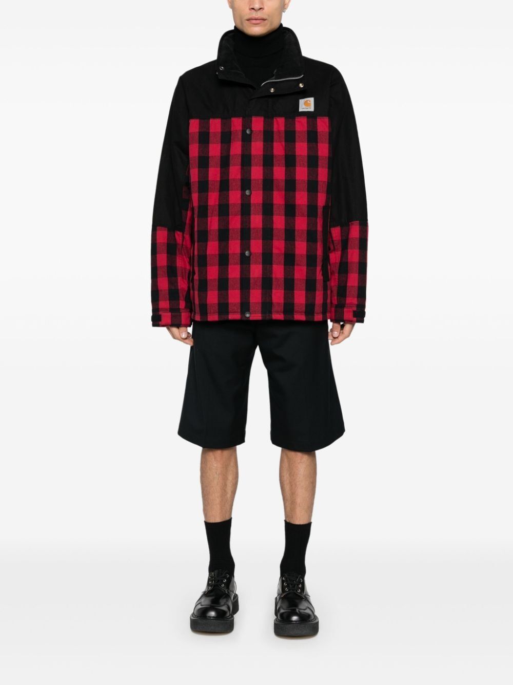 JUNYA WATANABE Checkered Design Jacket - Men's Outerwear