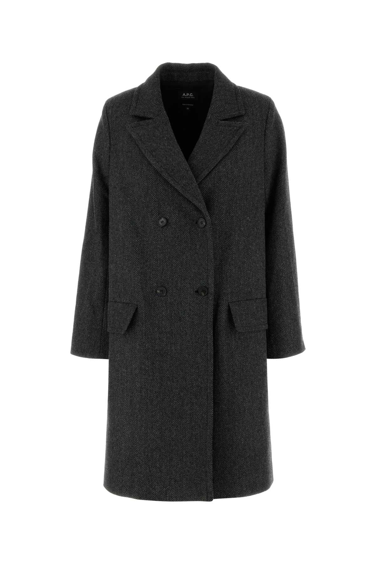 A.P.C. Embroidered Wool Blend Jacket
