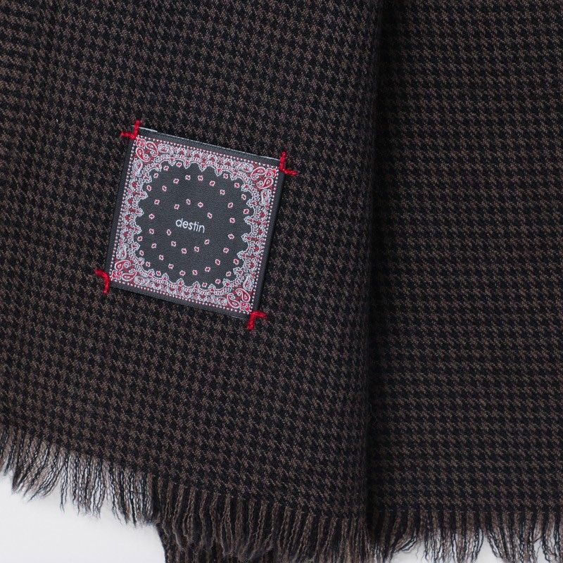 DESTIN Classic Check Wool Scarf