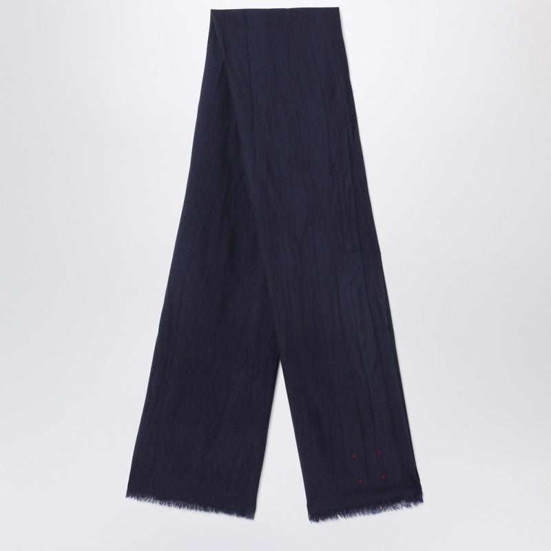 DESTIN Wool Scarf with Fringed Edges