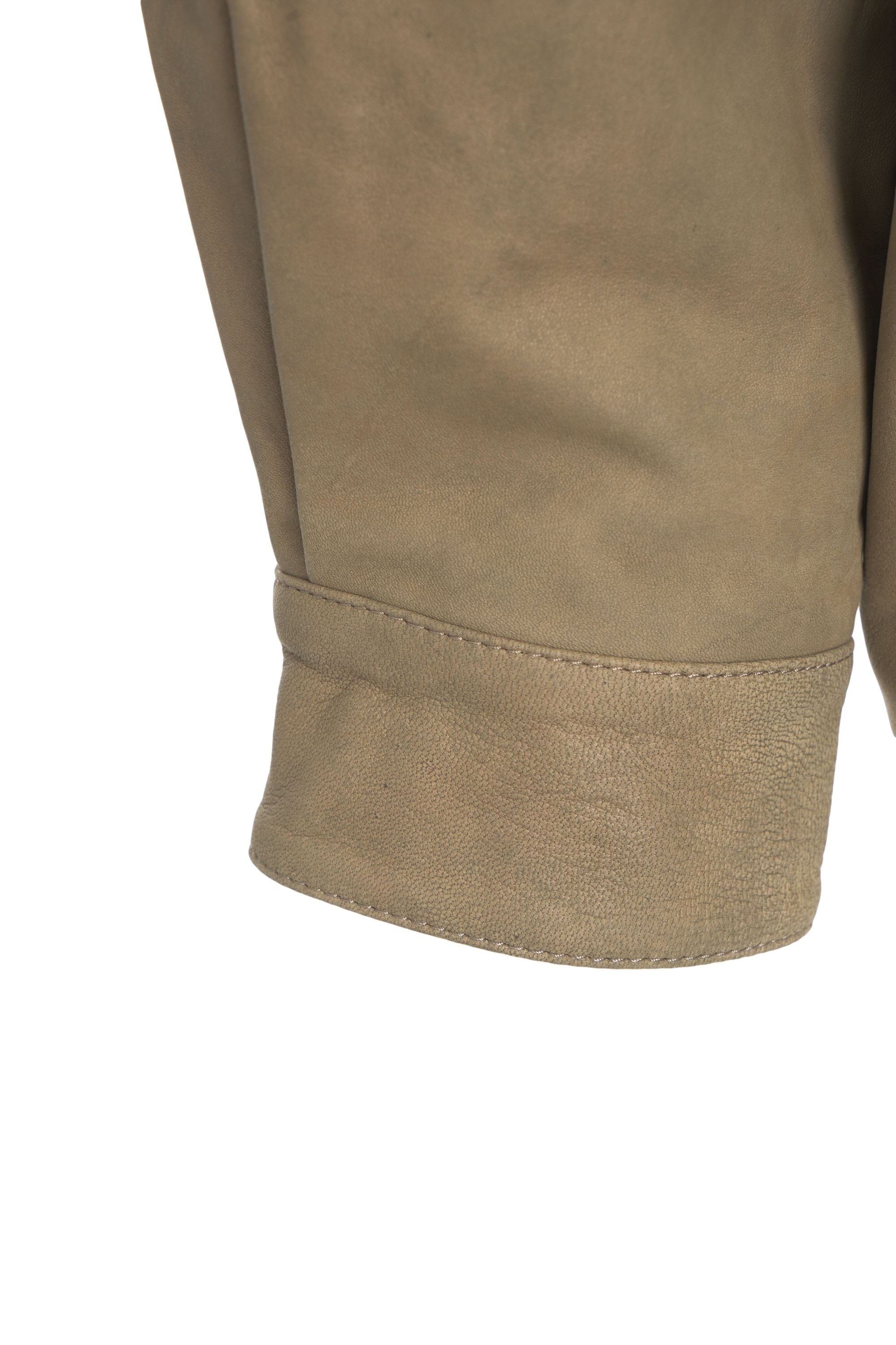 WON HUNDRED Oversized Suede Leather Overshirt - 'Zayne'