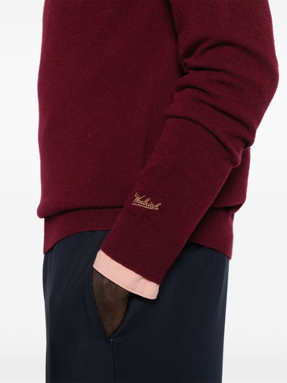 WOOLRICH Men's Wool Sweater - Perfect for Layering