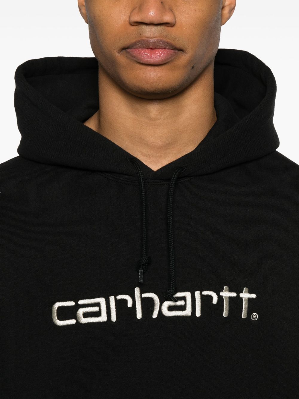 JUNYA WATANABE Printed Cotton Hoodie with Pouch Pocket for Men