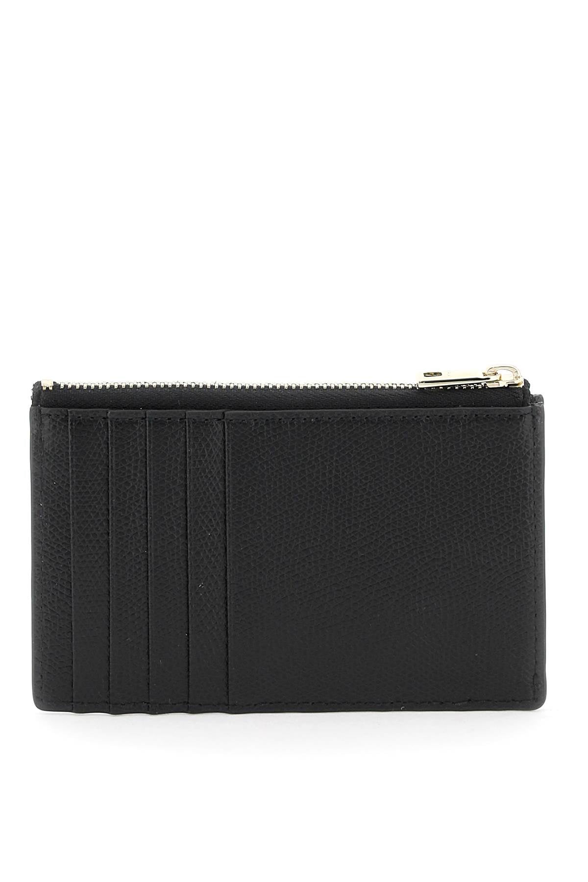 FURLA Mini Pebbled Leather Card Holder