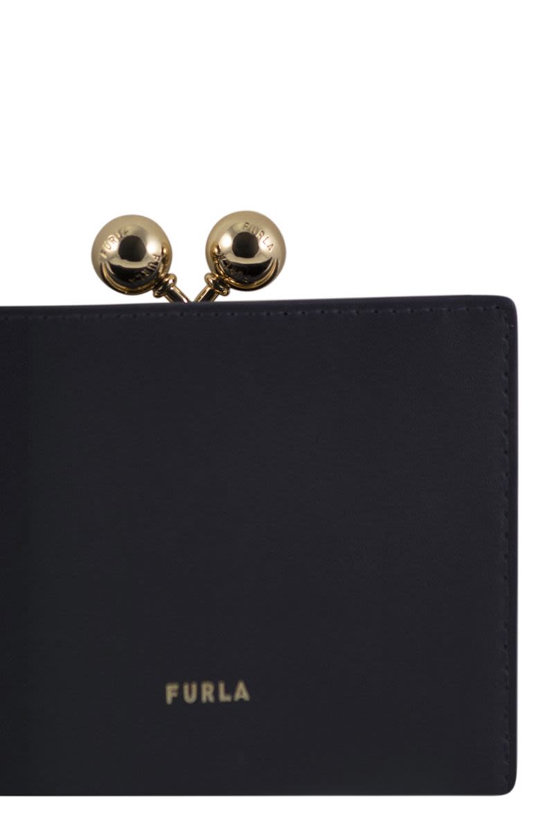 FURLA Compact Mini Wallet with Ten Internal Card Slots