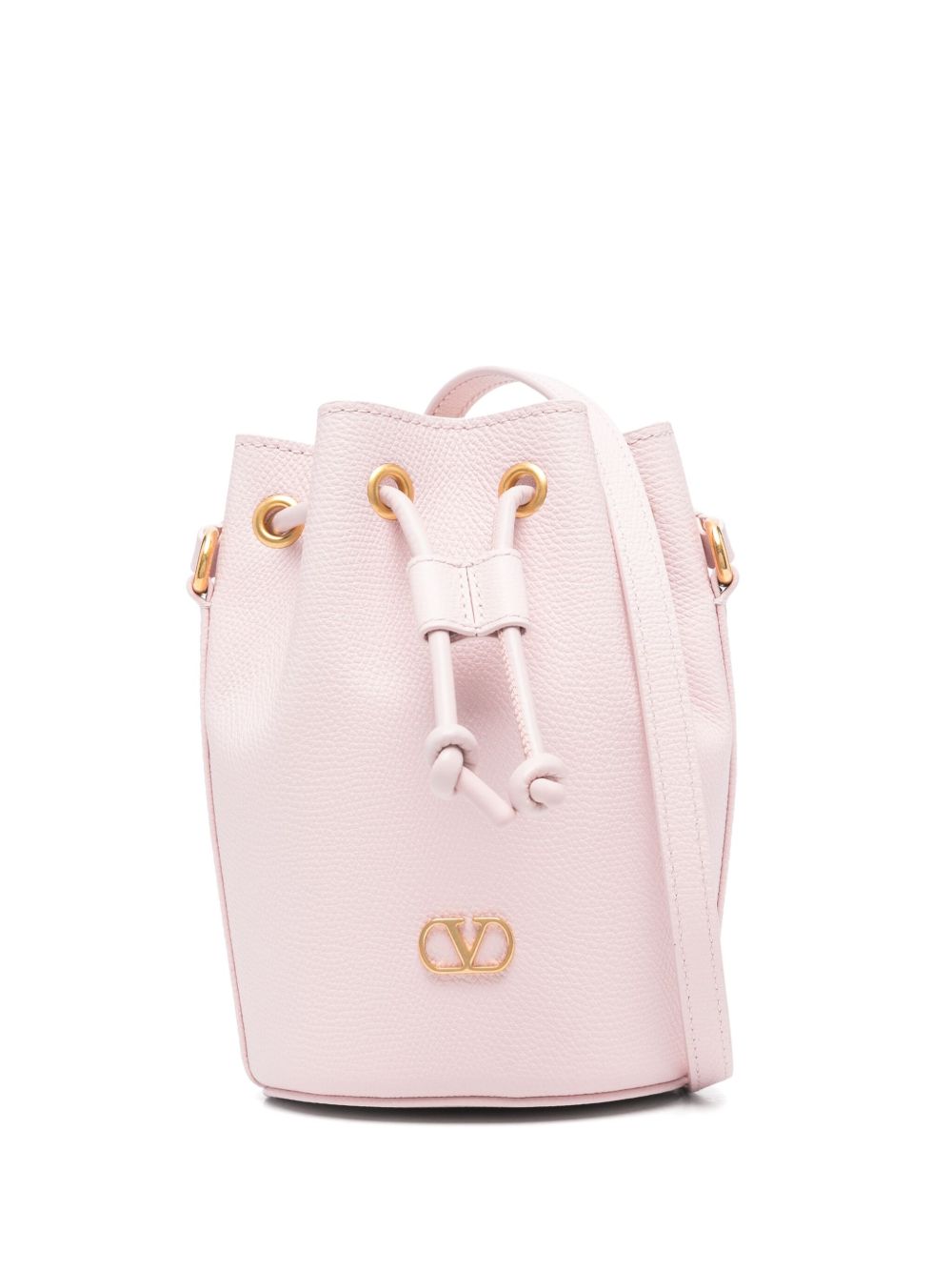 VALENTINO GARAVANI Signature Mini Leather Bucket Handbag