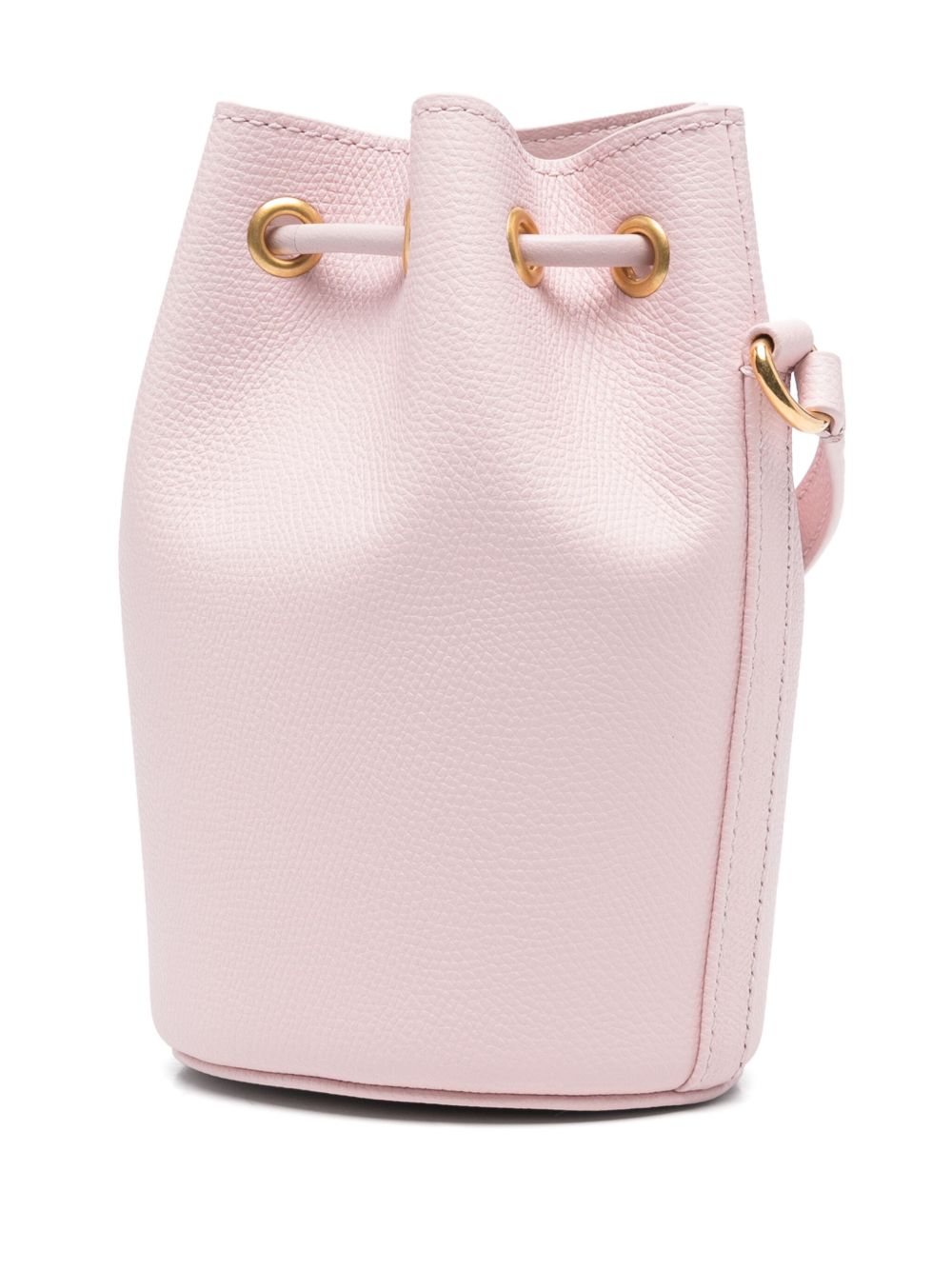 VALENTINO GARAVANI Signature Mini Leather Bucket Handbag