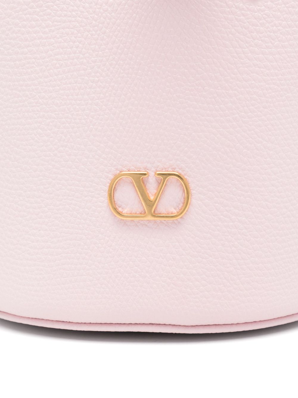 VALENTINO GARAVANI Signature Mini Leather Bucket Handbag