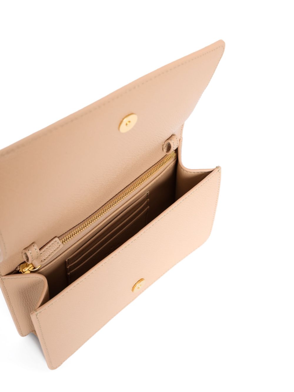 VALENTINO GARAVANI Mini Vlogo Signature Leather Handbag