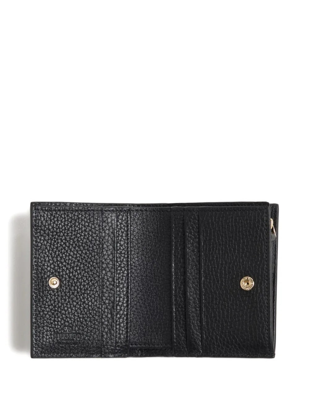 VALENTINO GARAVANI Mini Grainy Leather Flap Wallet - SS26