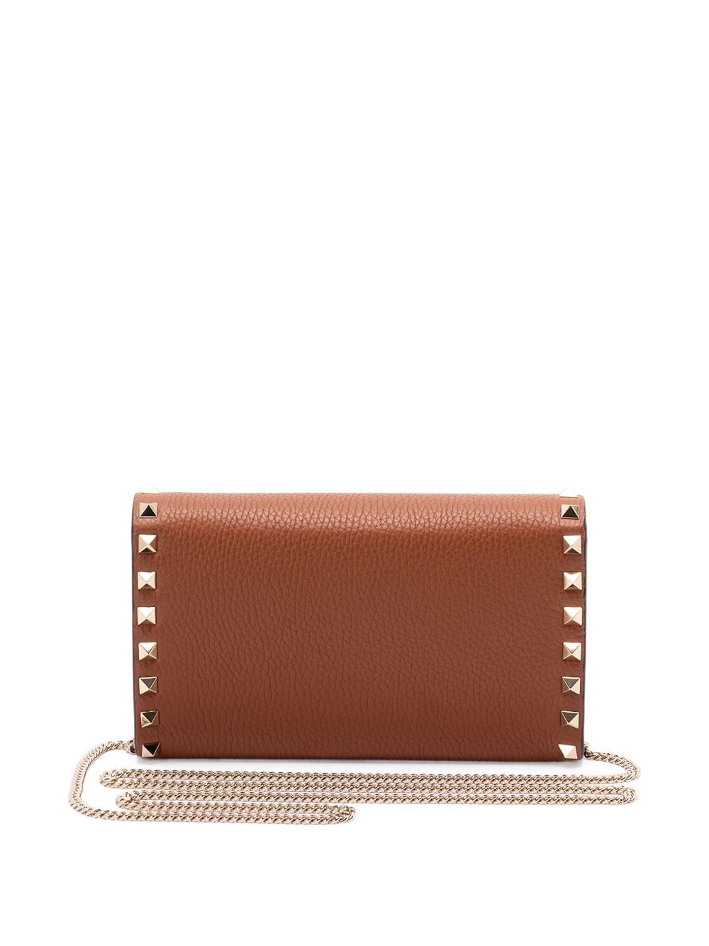 VALENTINO GARAVANI Mini Rockstud Leather Wallet on Chain