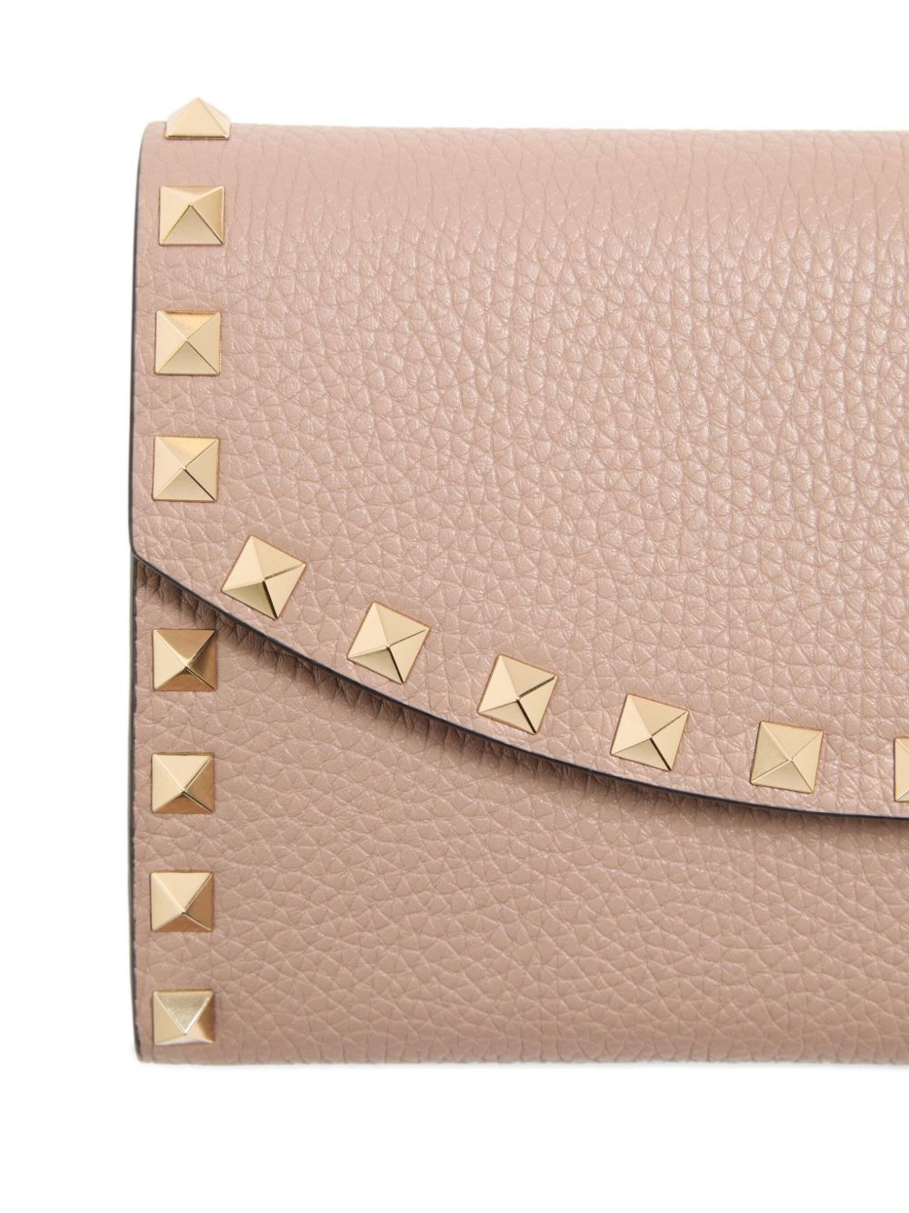 VALENTINO GARAVANI Mini Leather Wallet on Chain with Gold-Tone Hardware
