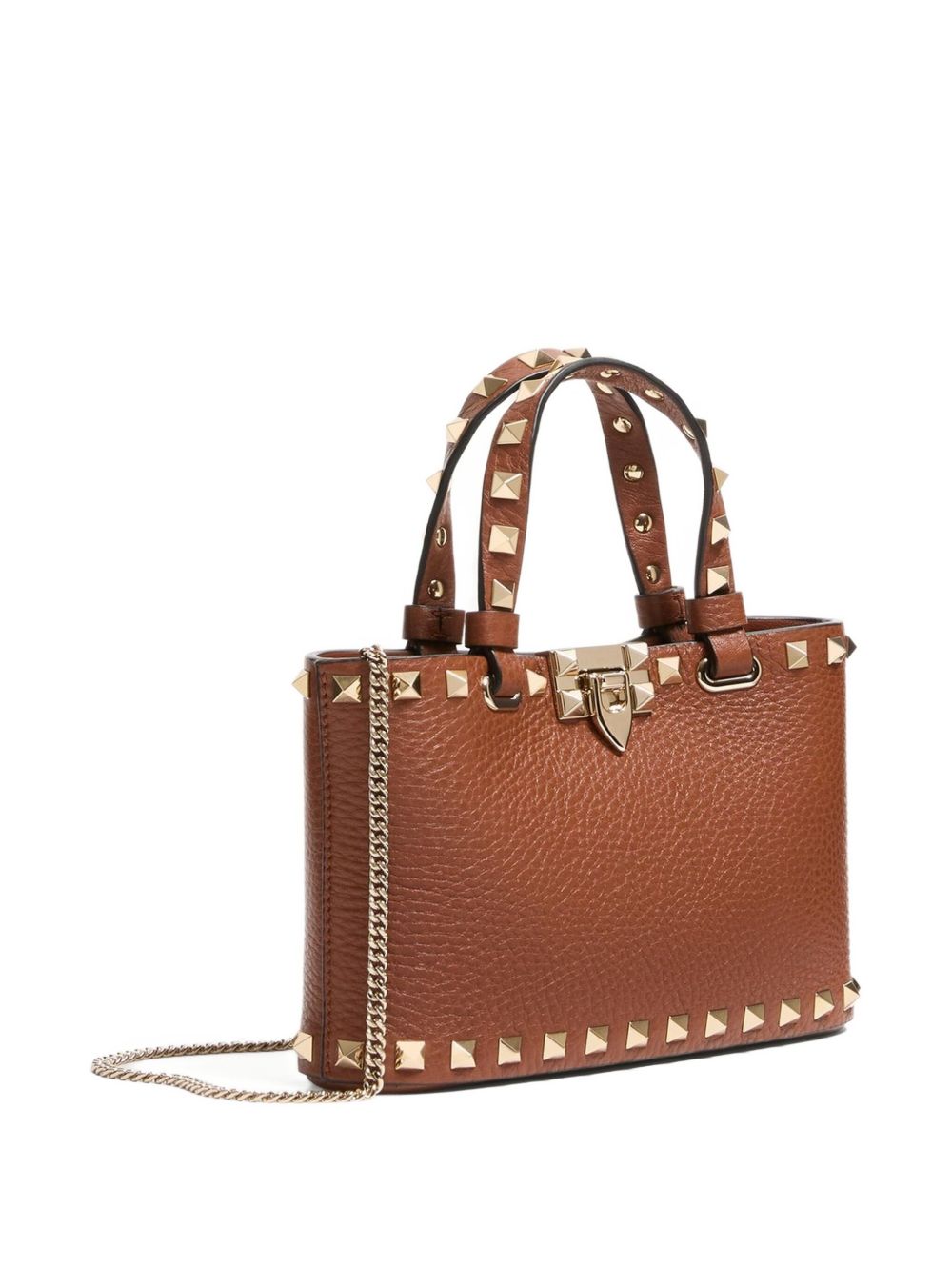 VALENTINO GARAVANI Mini Rockstud Leather Handbag